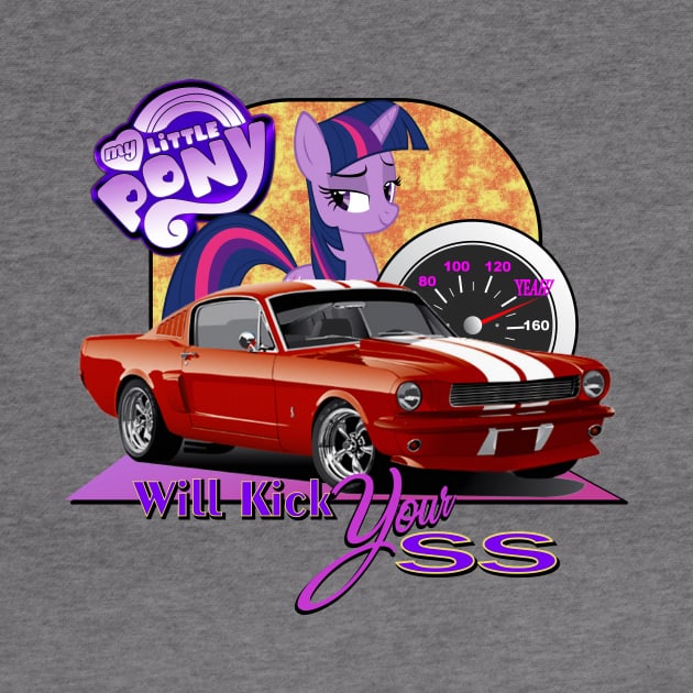 Classic Mustang - My Little Pony Will Kick Your SS ! by RGDesignIT